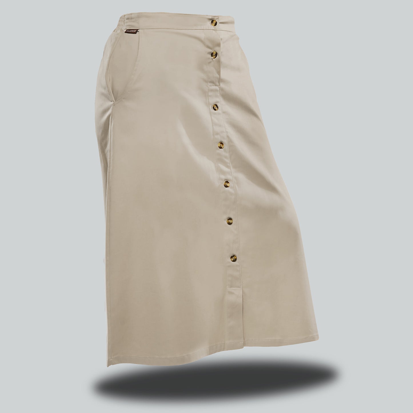 Loerie Button-Front Skirt