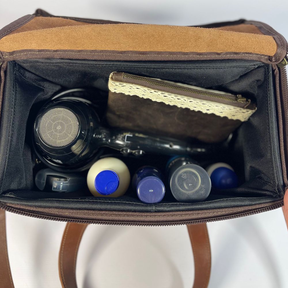 Leather Vanity Bag