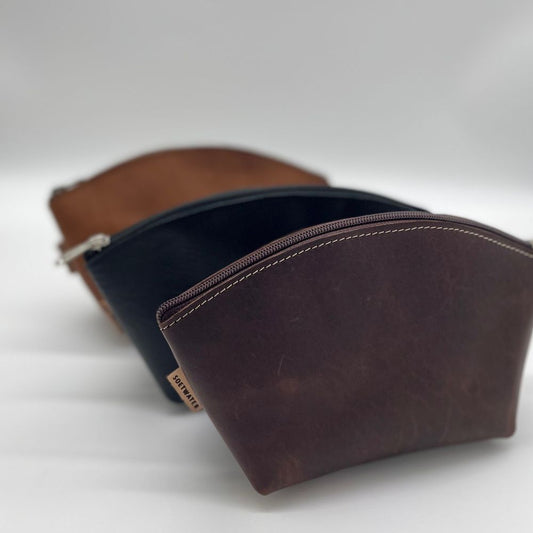 The Half-Moon Makeup Bag