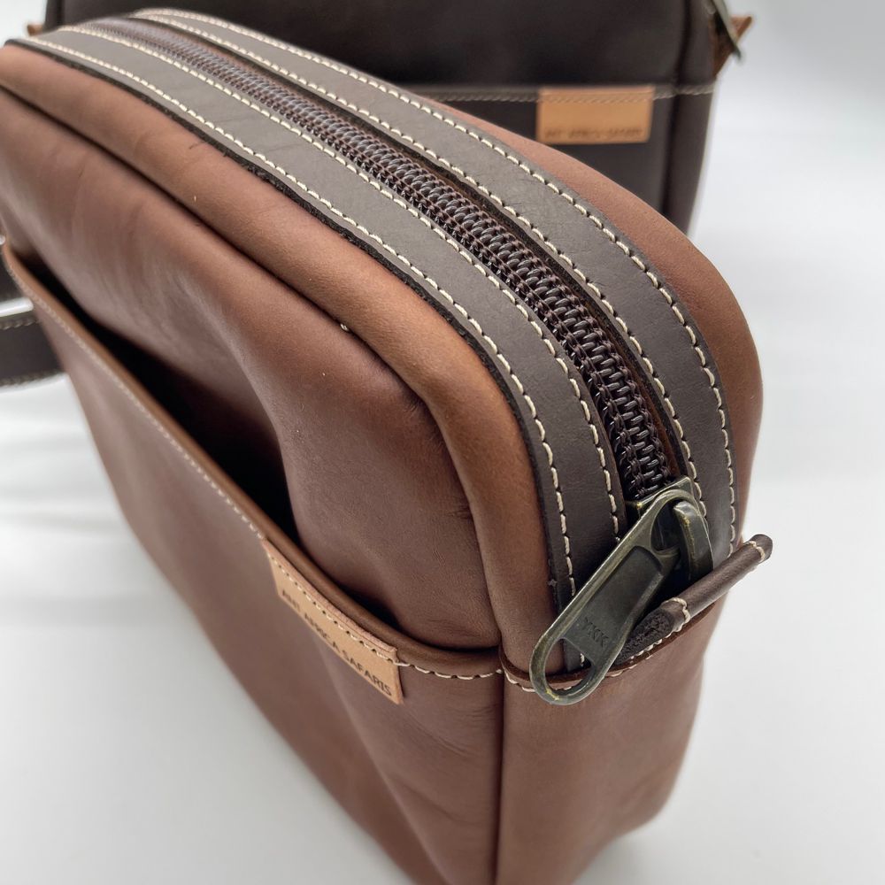 The Men's Leather Dopp kit ( vanity bag)