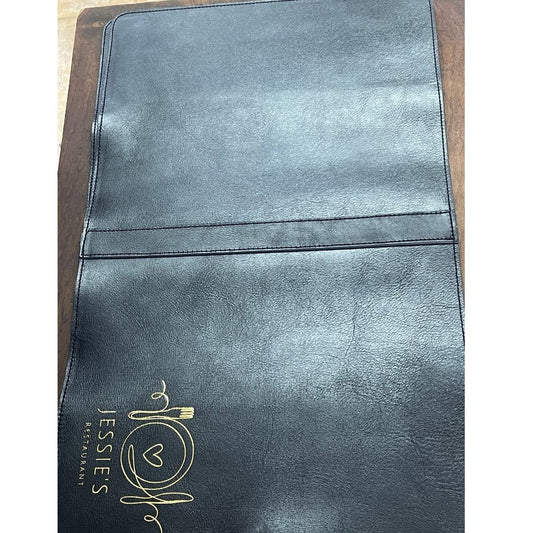 Leather Information Folder & Menu Cover