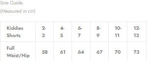 Kiddies Shorts