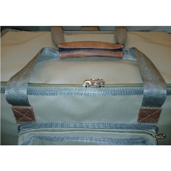 Canvas Bag Large with Leather Finishing