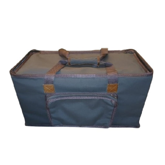 Canvas Bag Large with Leather Finishing Rust