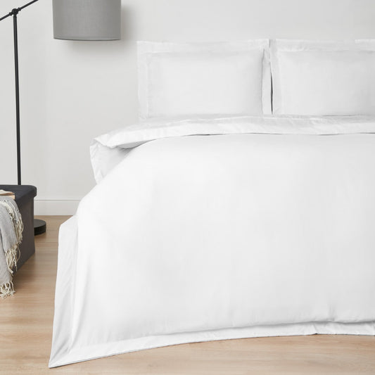 200 TC Poly Cotton Satin Stitch Oxford Duvet Cover
