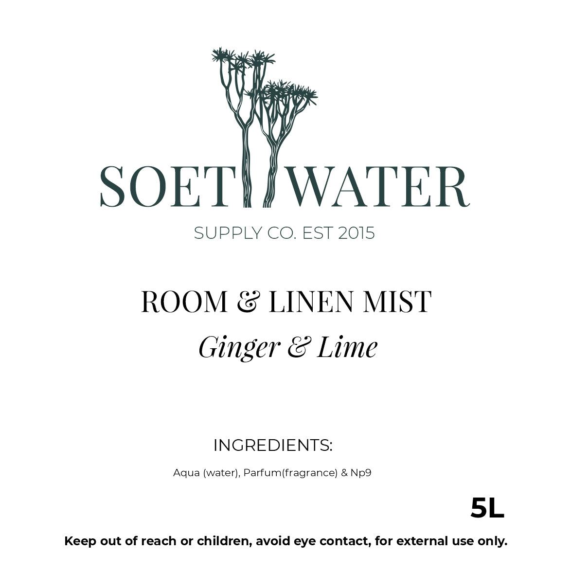 Linen & Room Mist 5L