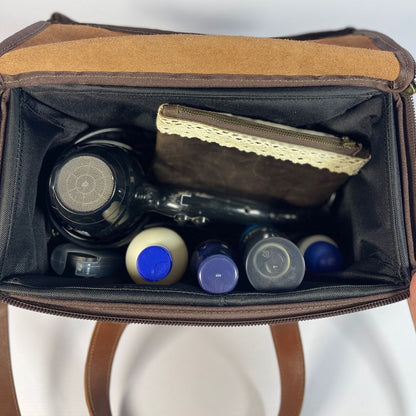 Leather Vanity Bag