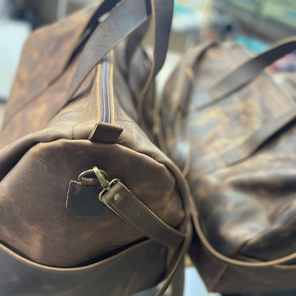 Signature Leather Duffle Bag