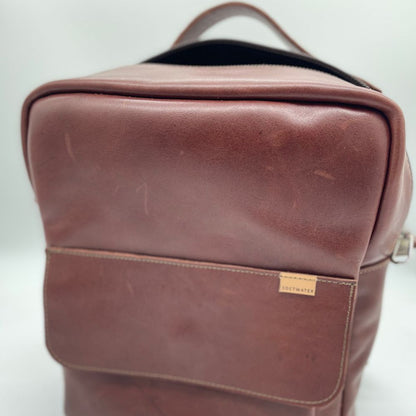 Leather Laptop Backpack