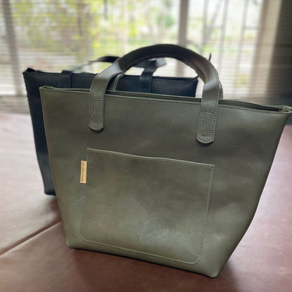 Our Classic Leather Tote Bag