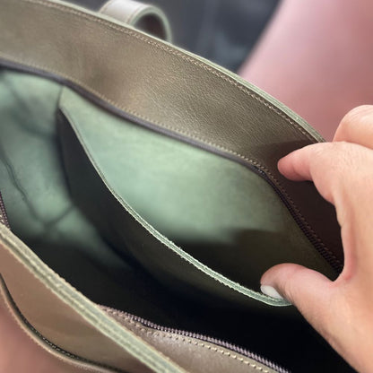 Our Classic Leather Tote Bag