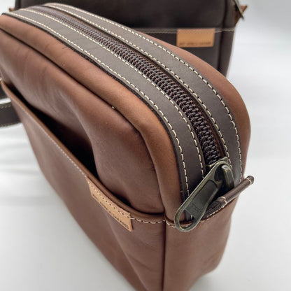 The Men's Leather Dopp kit ( vanity bag)