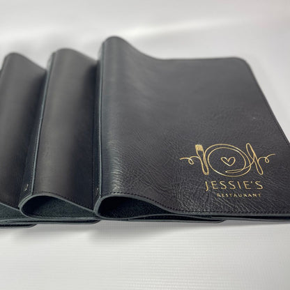 Leather Information Folder & Menu Cover